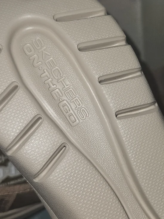 Skechers Taupe Slip-On Clog Mules - Picture 7 of 10